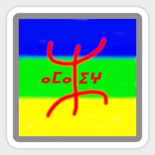 amazigh flag Sticker